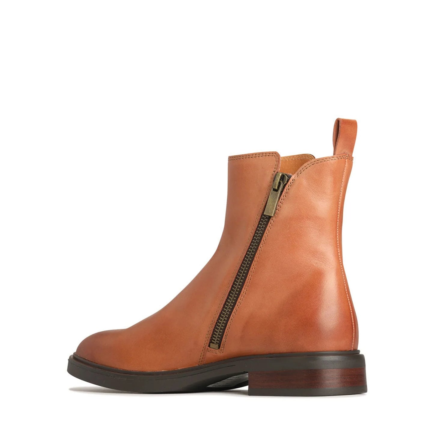 EOS Blaine Ankle Boot in Brandy - the tartan fox