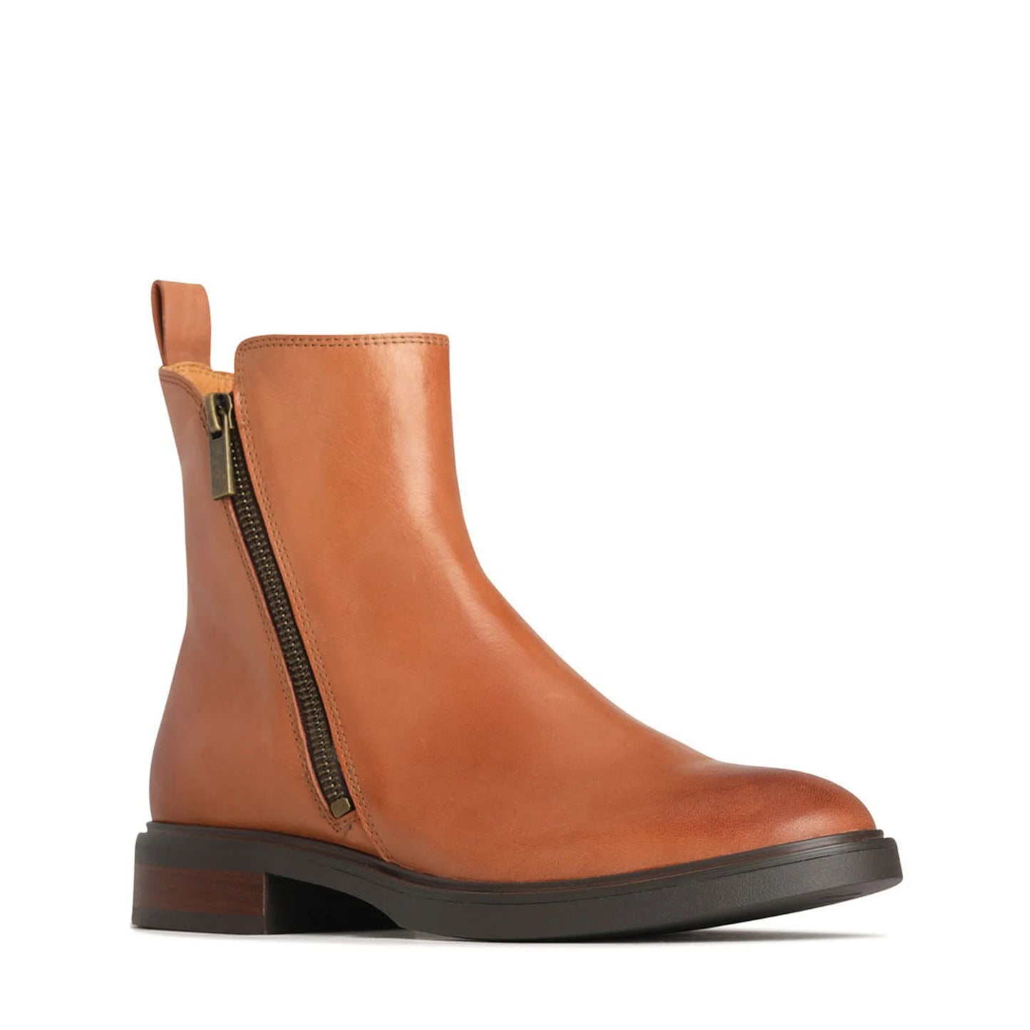 EOS Blaine Ankle Boot in Brandy - the tartan fox