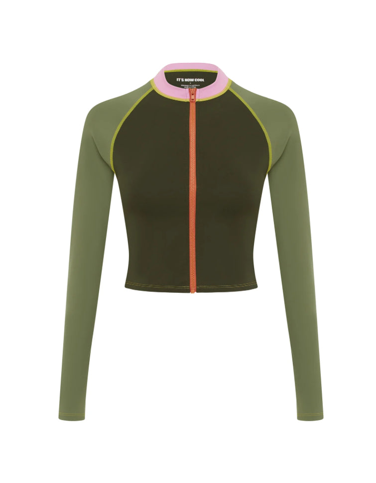 It’s Now Cool Contour Rashguard in Imbibe - the tartan fox