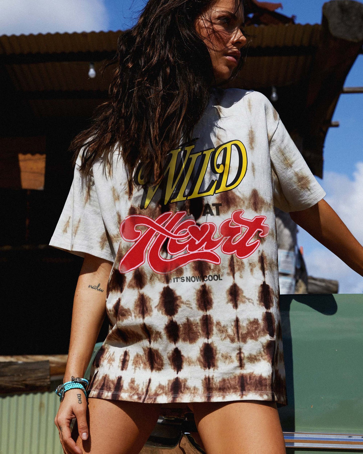 It’s Now Cool The Signature Tee in Wild Hearts - the tartan fox