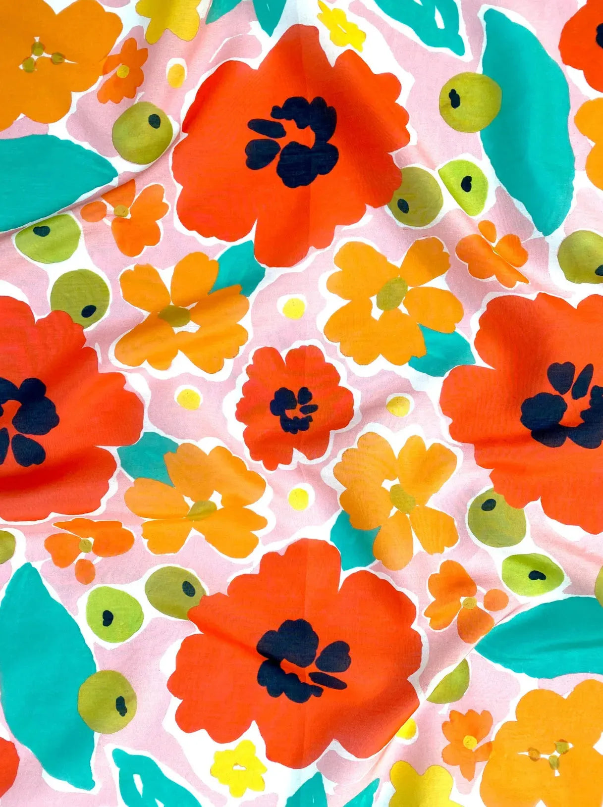 Julie White Tropical Garden Small Scarf - the tartan fox