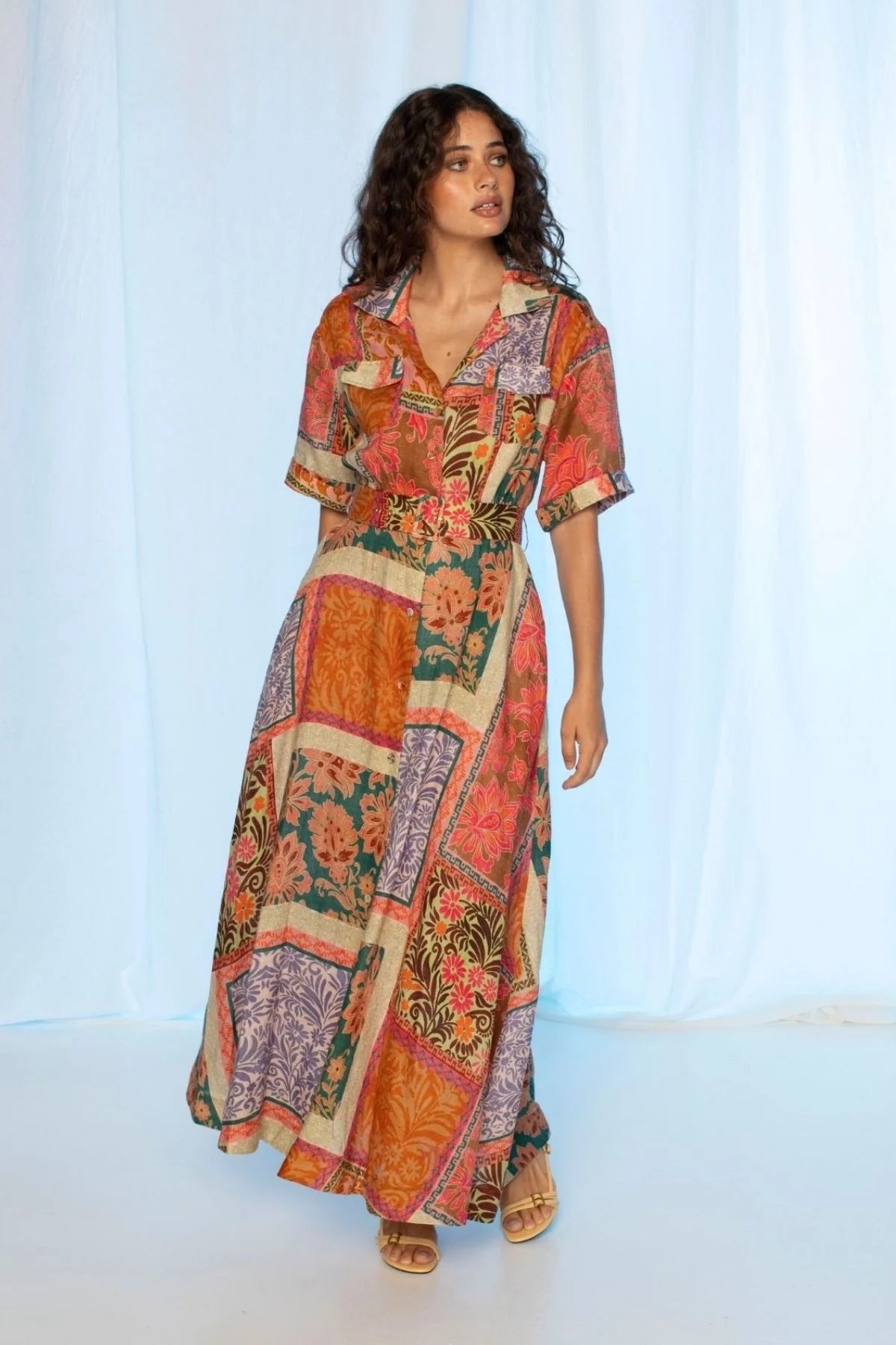 kachel maxi dress Kachel Jacqueline Maxi Dress – the tartan fox