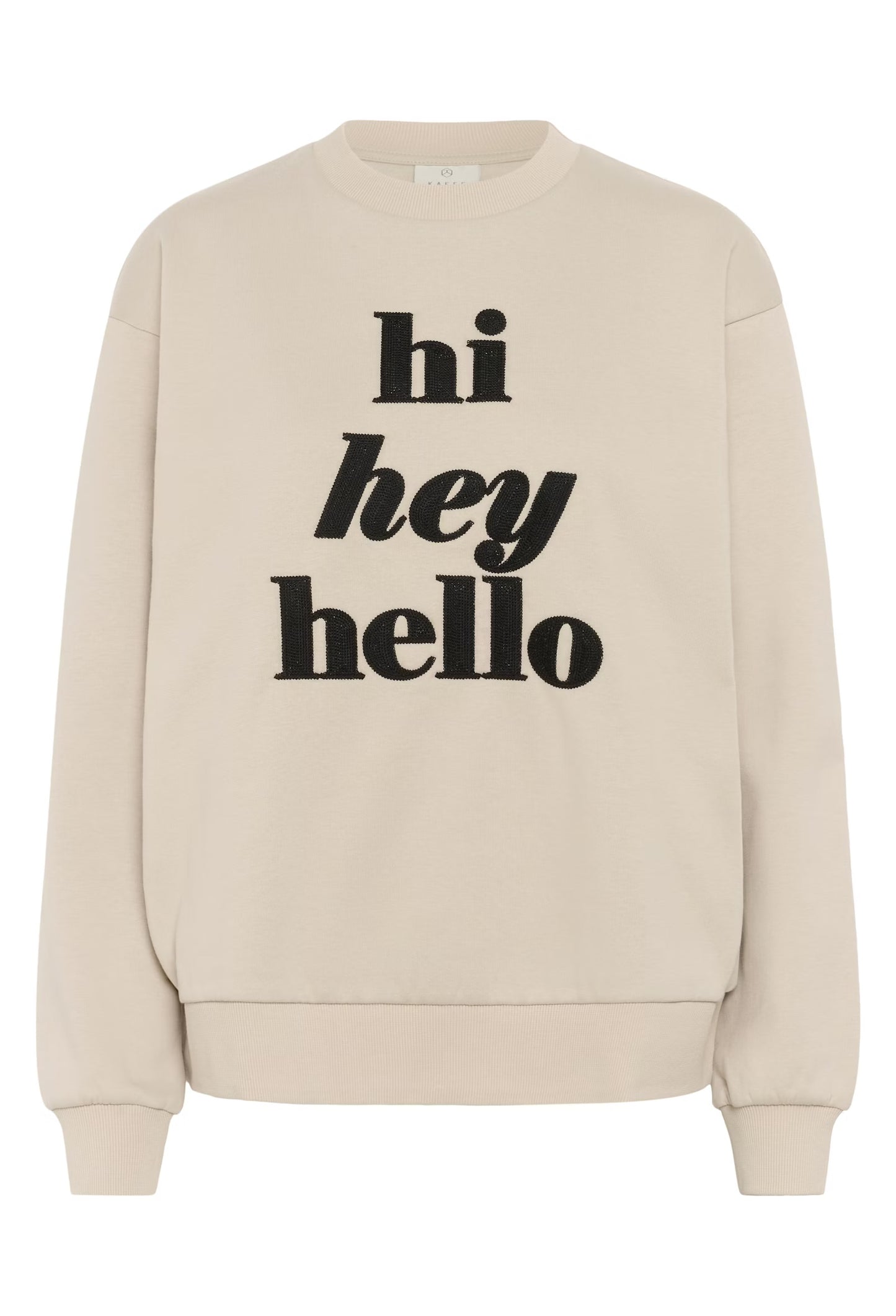 Kaffe Kaellen Sweatshirt in Feather Gray - the tartan fox