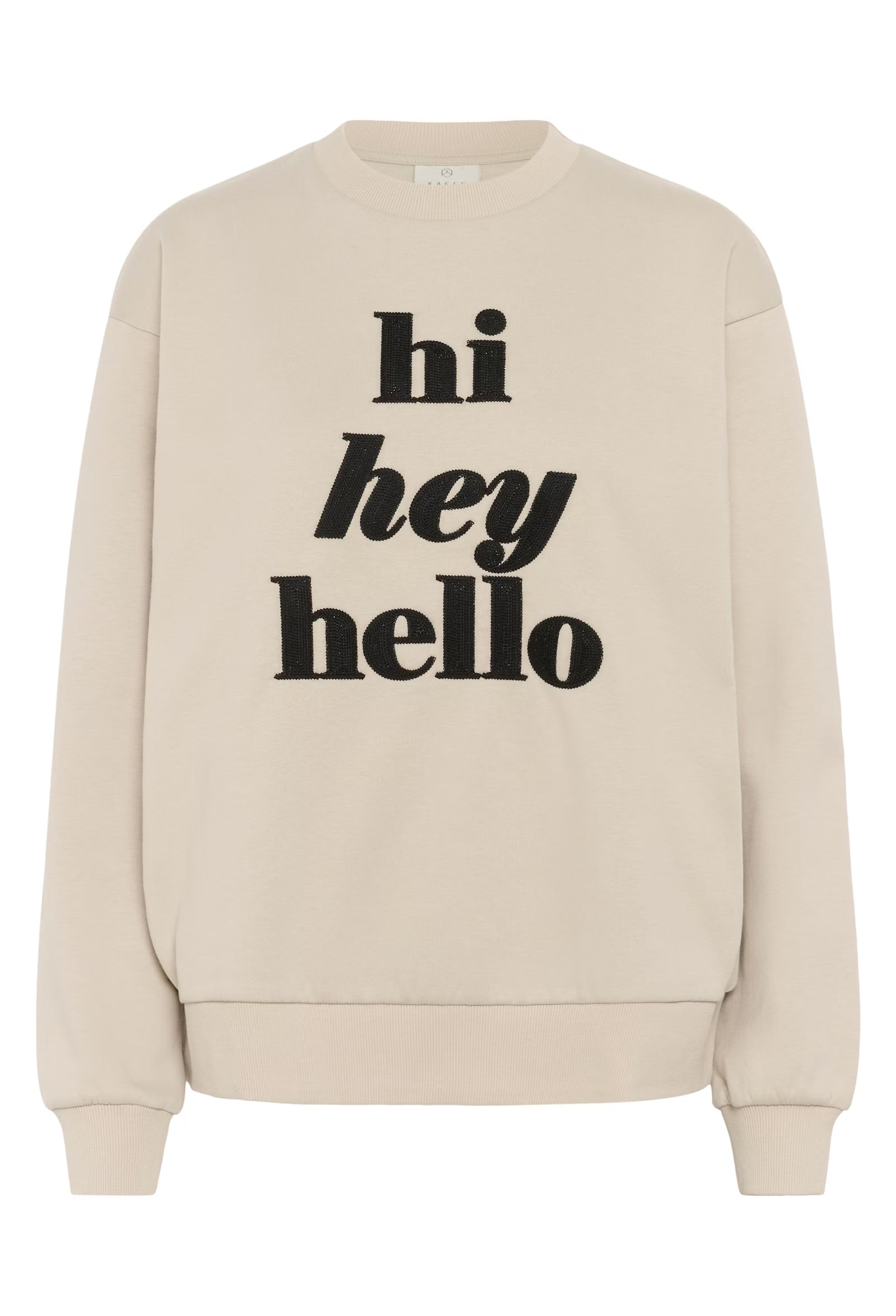 Kaffe Kaellen Sweatshirt in Feather Gray - the tartan fox