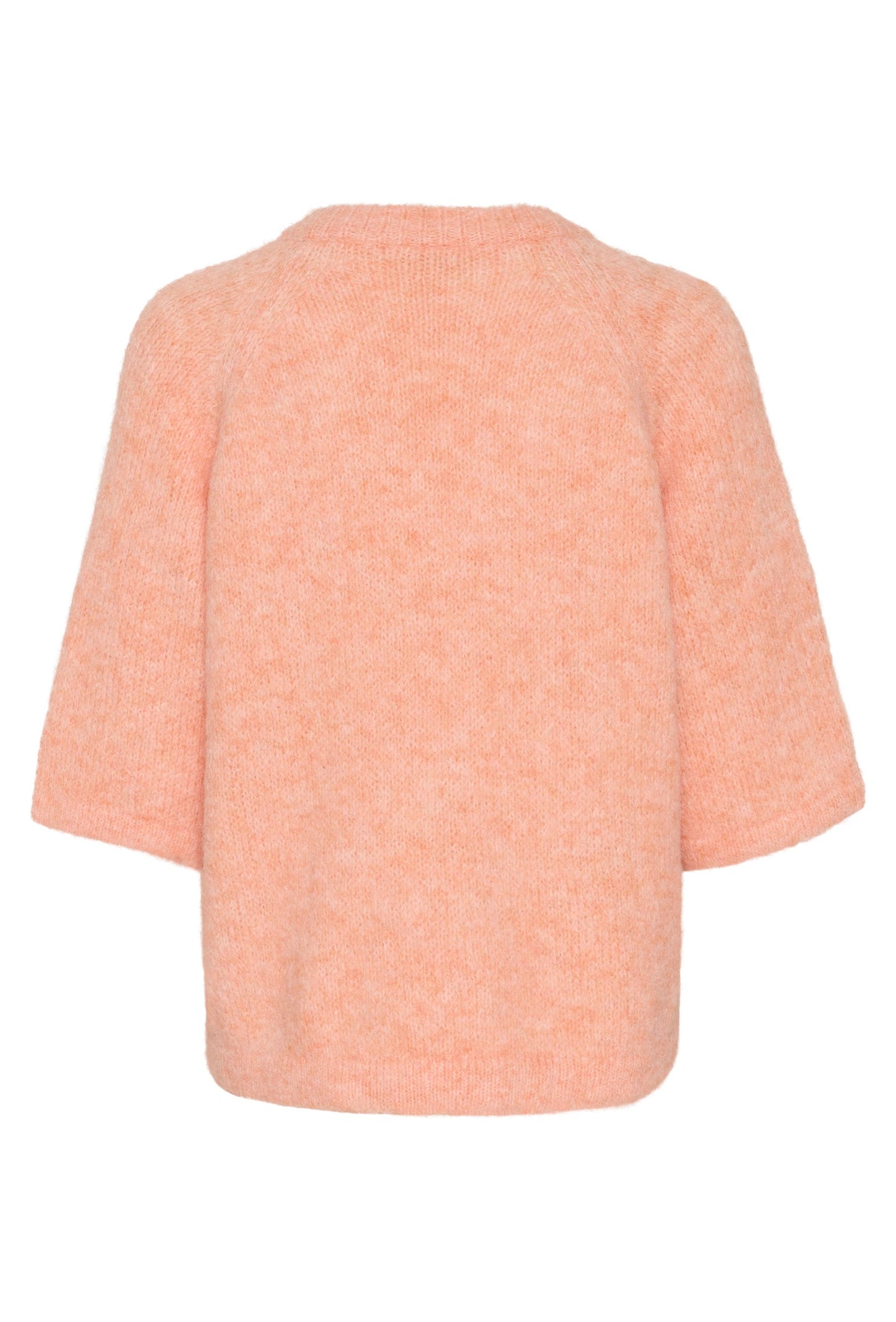 Kaffe KAemilie V-neck Pullover in Peach Nectar - the tartan fox