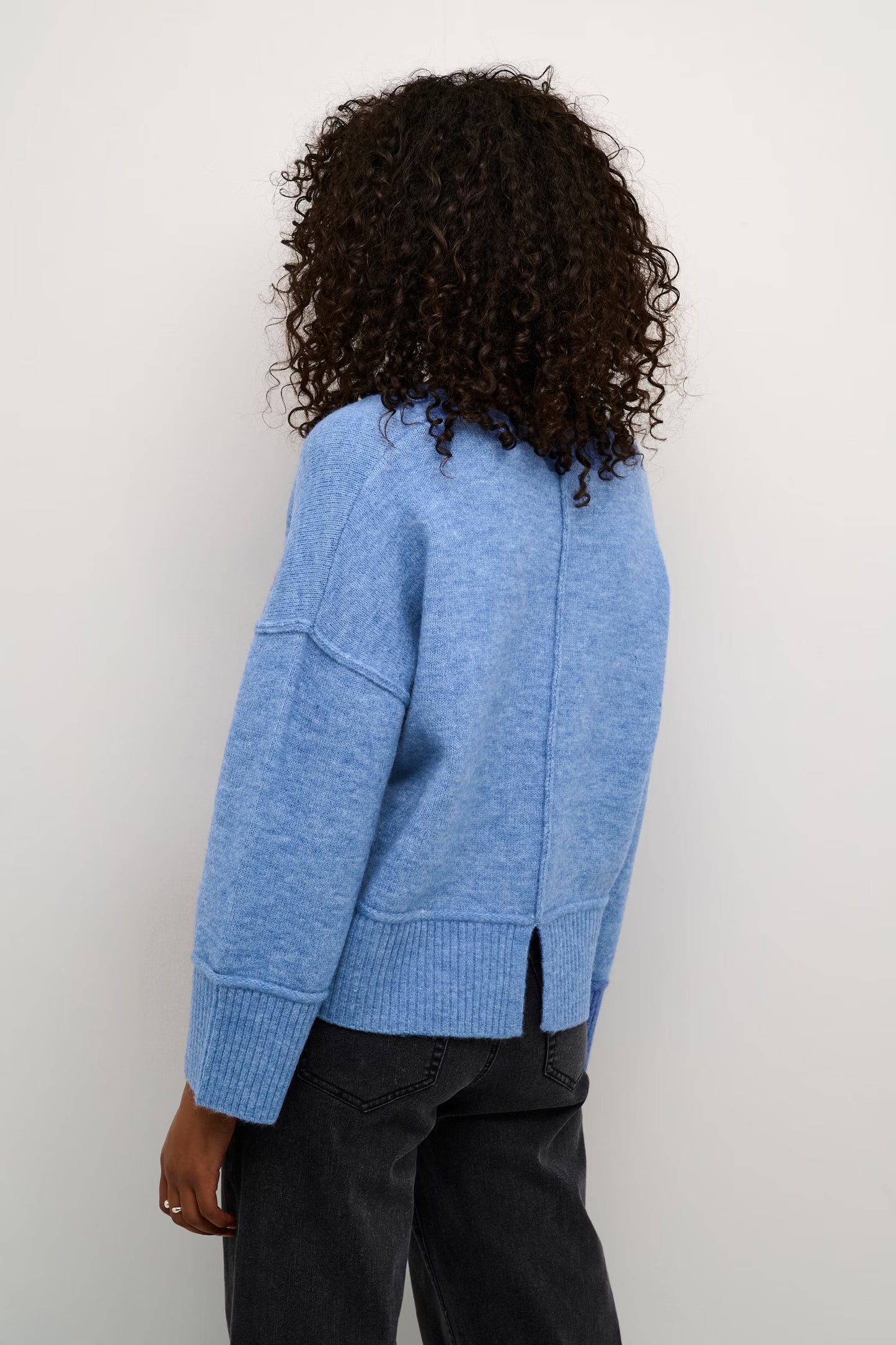 KAFFE KAfridana Pullover in Ebb and Flow Melange - the tartan fox