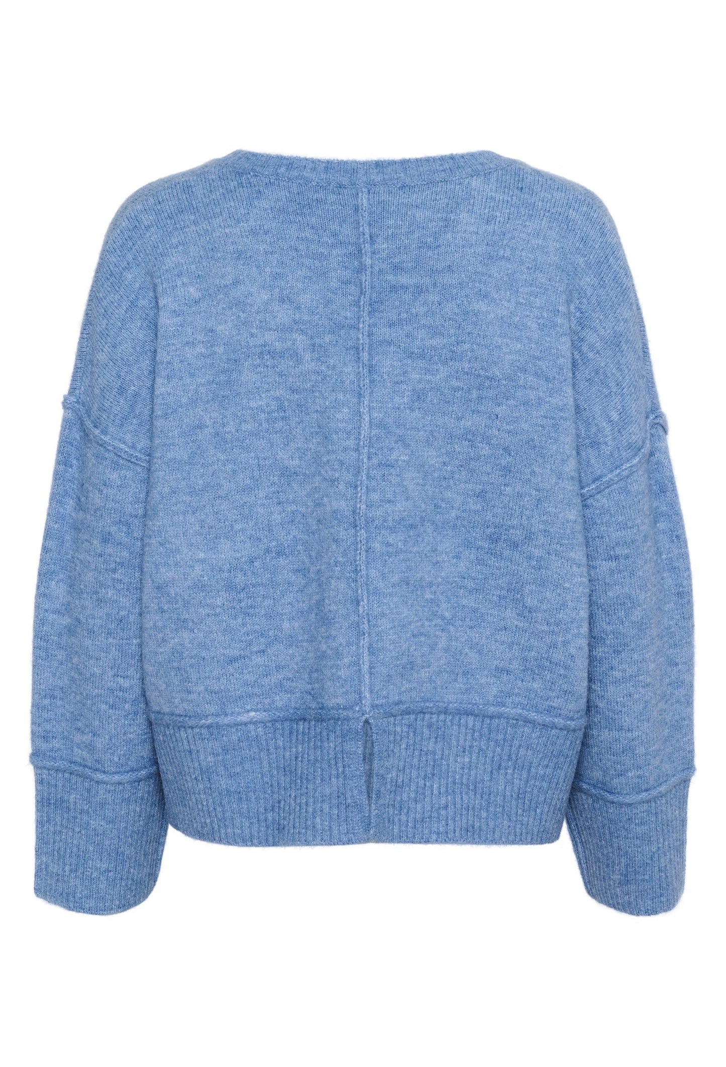 KAFFE KAfridana Pullover in Ebb and Flow Melange - the tartan fox