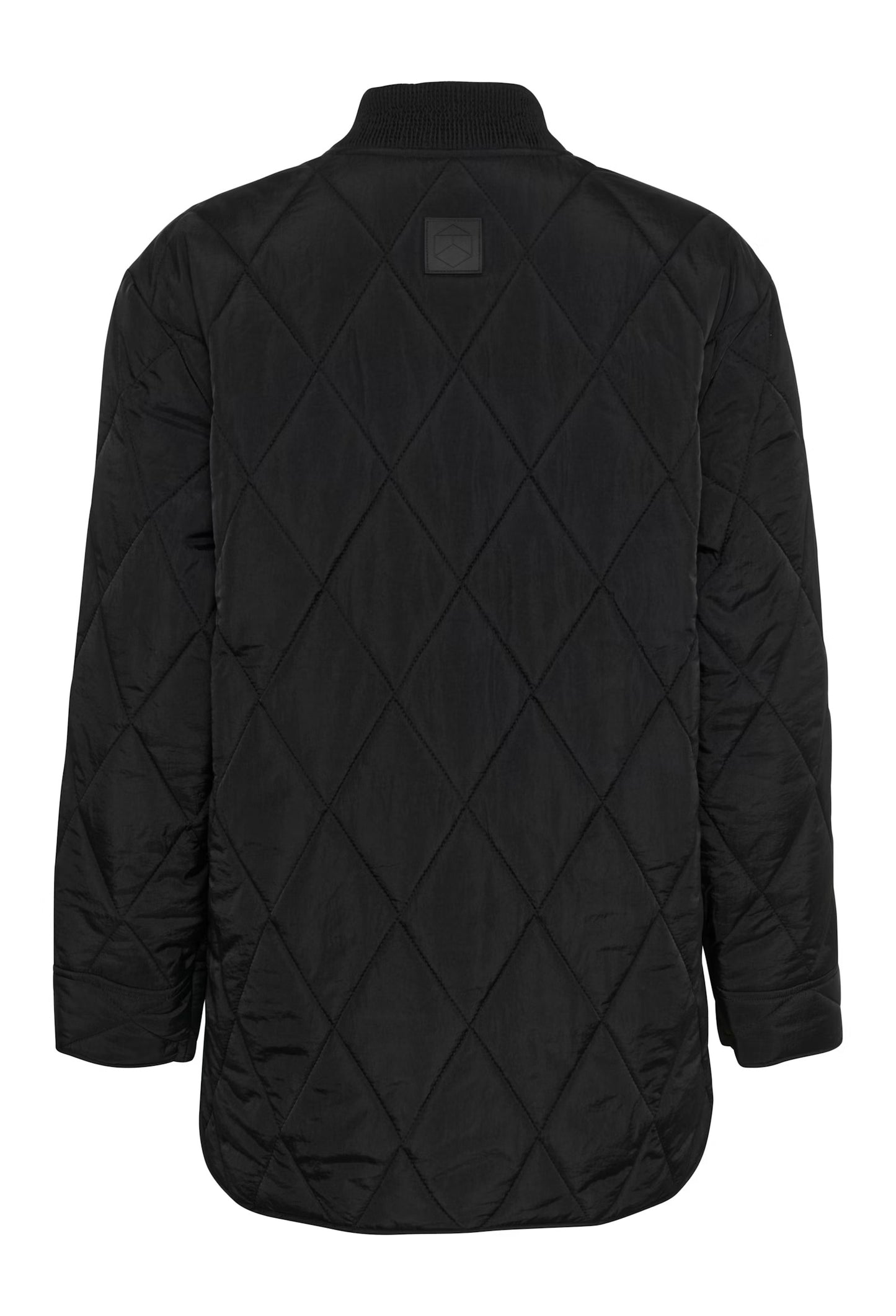 KAFFE Kalorena Quilted Jacket in Black Deep - the tartan fox