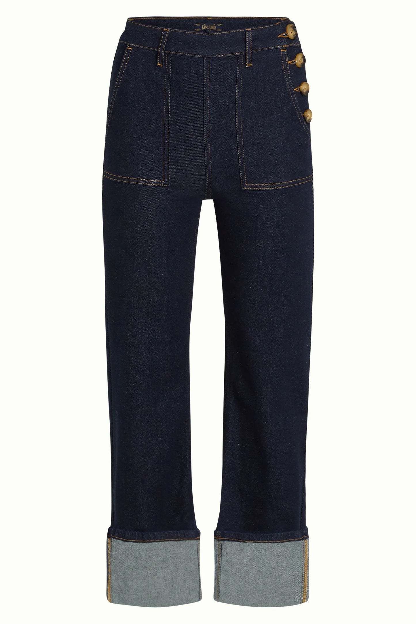 King Louie Debra Pants in Walker Denim - the tartan fox