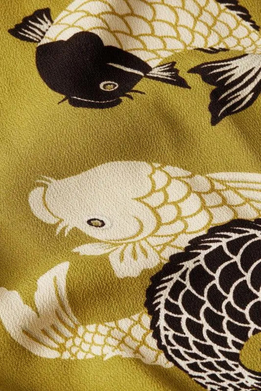 King Louie Fintan Pants Koi in Chartreuse Yellow - the tartan fox