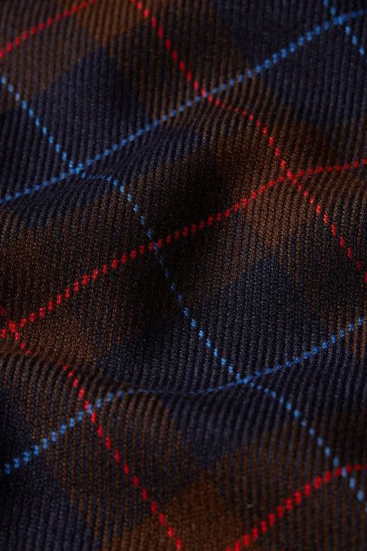 King Louie Lisa Culotte Pandora Check in Blue - the tartan fox