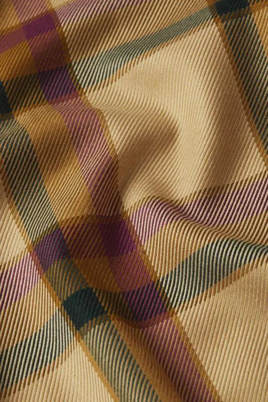 King Louie Marlene Cropped Pants Dreamer Check in Pine Green - the tartan fox