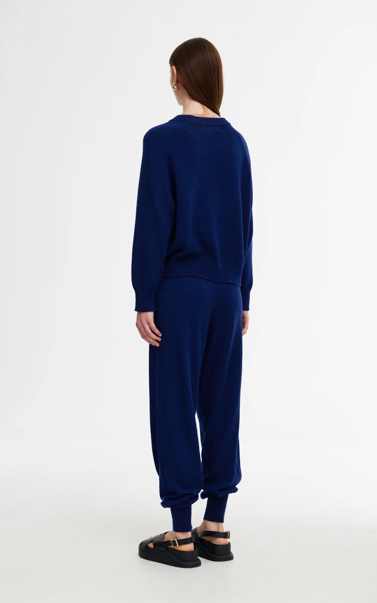 Kinney Eliza Knit Pant in Indigo - the tartan fox