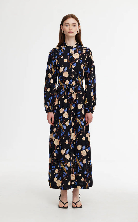 Kinney Posey dress in Night Garden - the tartan fox