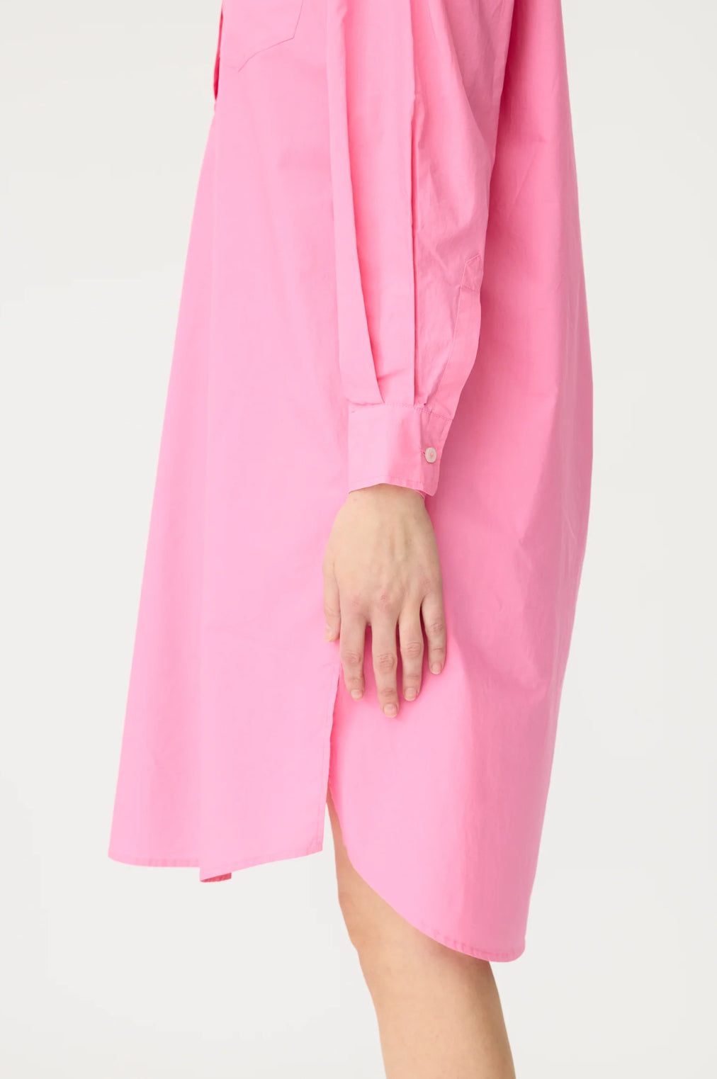 LMND Chiara Half Placket Midi Dress in Candy - the tartan fox