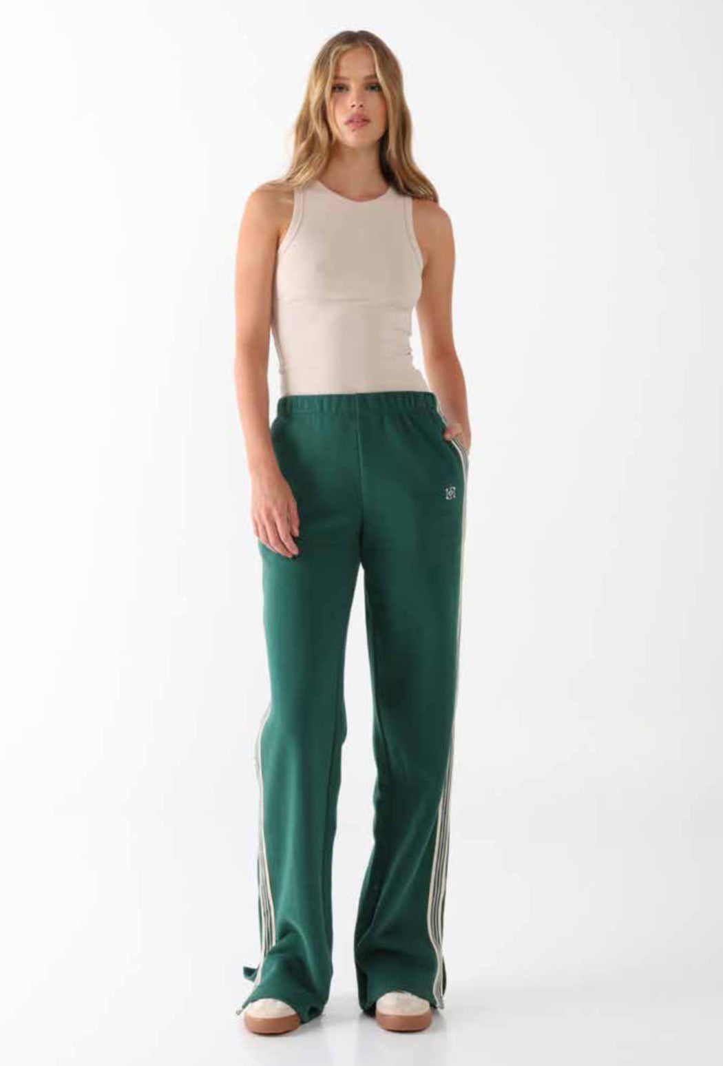 Lost in Lunar Beni Track Pant in Forest - the tartan fox