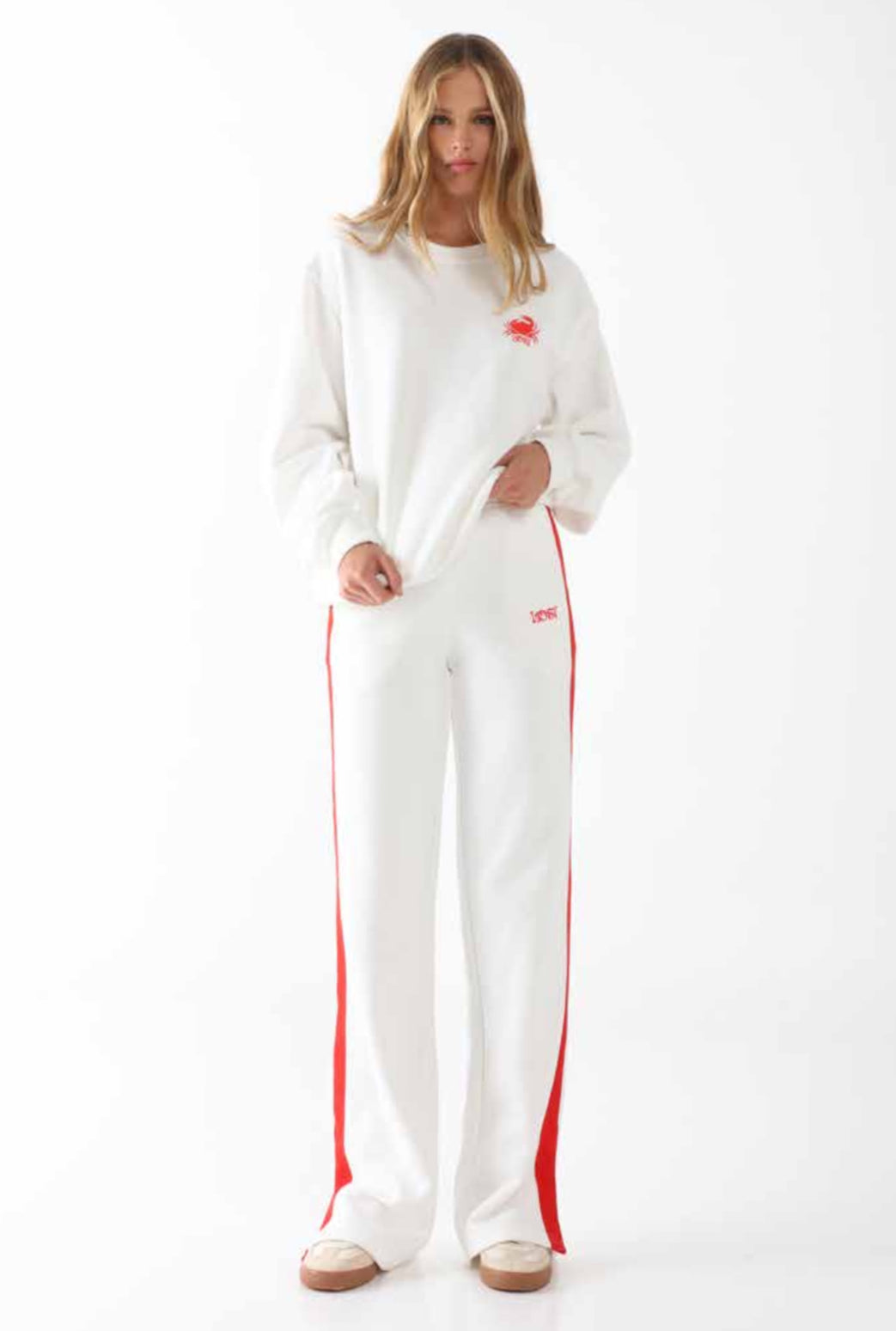 Lost in Lunar Canada Sweater in White - the tartan fox