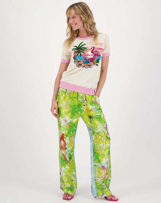 ME369 Nora Knit Top in Sunset - the tartan fox