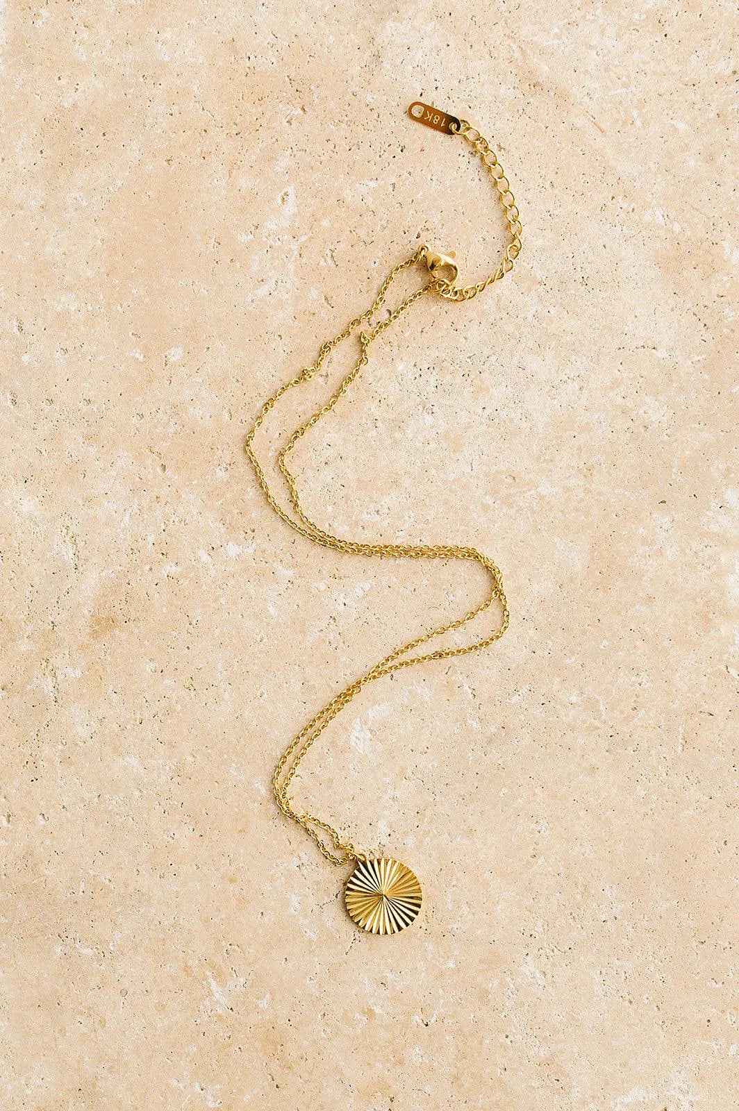 Medallion S925 Gold Plated Sterling Silver Chain Necklace - the tartan fox