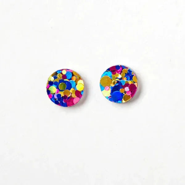 MINI CIRCLE STUD - the tartan fox