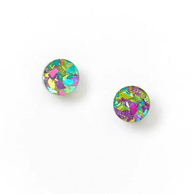 MINI CIRCLE STUD - the tartan fox