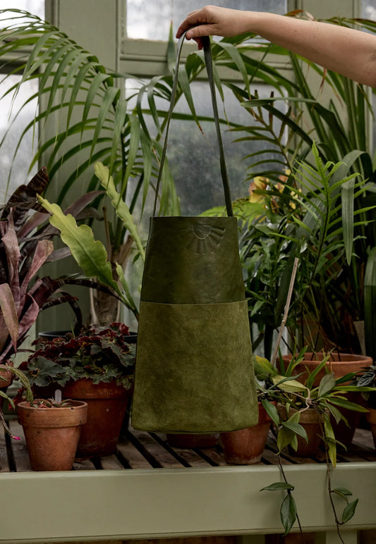 Nancybird Bell Shoulder Bag in Khaki - the tartan fox