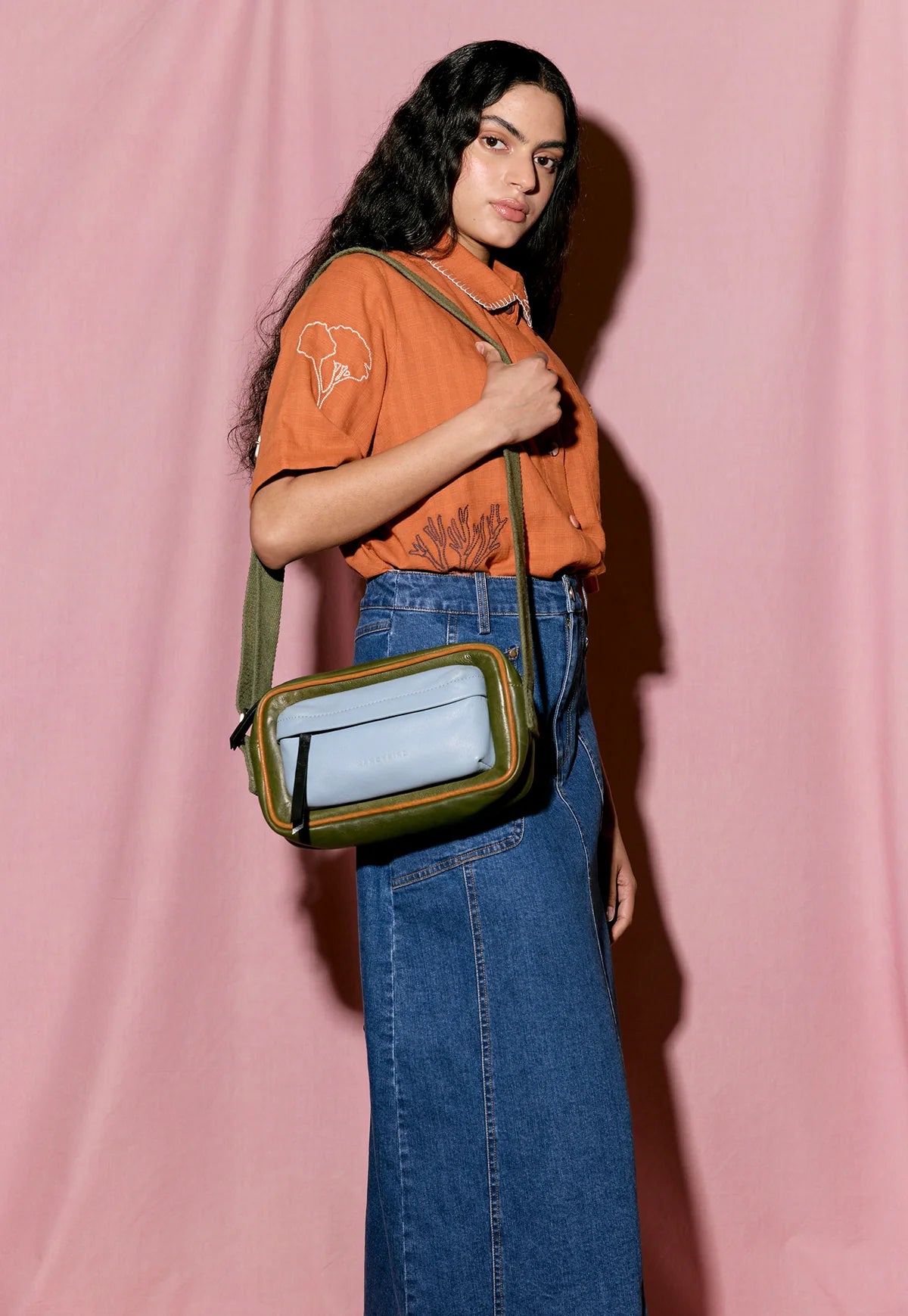 Nancybird Goshen Bag in Khaki - the tartan fox