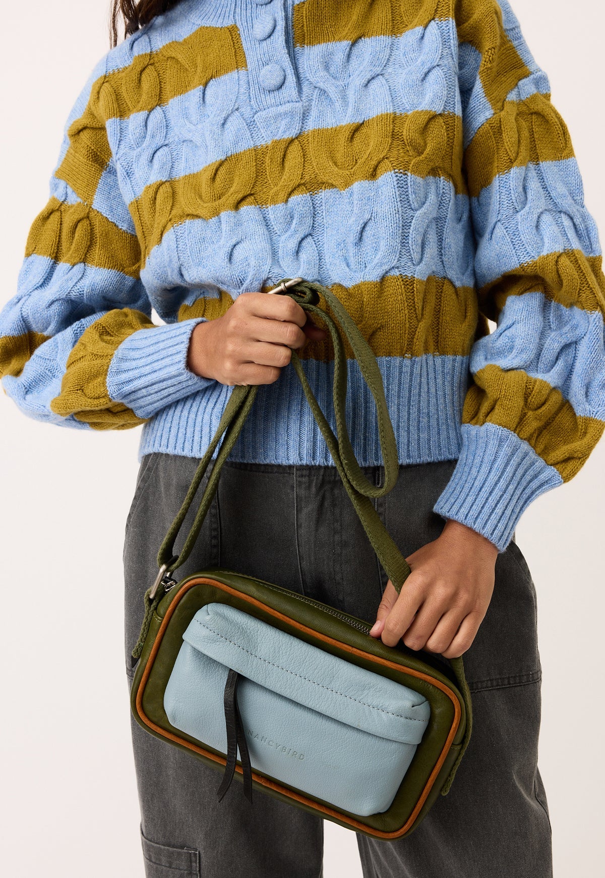 Nancybird Goshen Bag in Khaki - the tartan fox