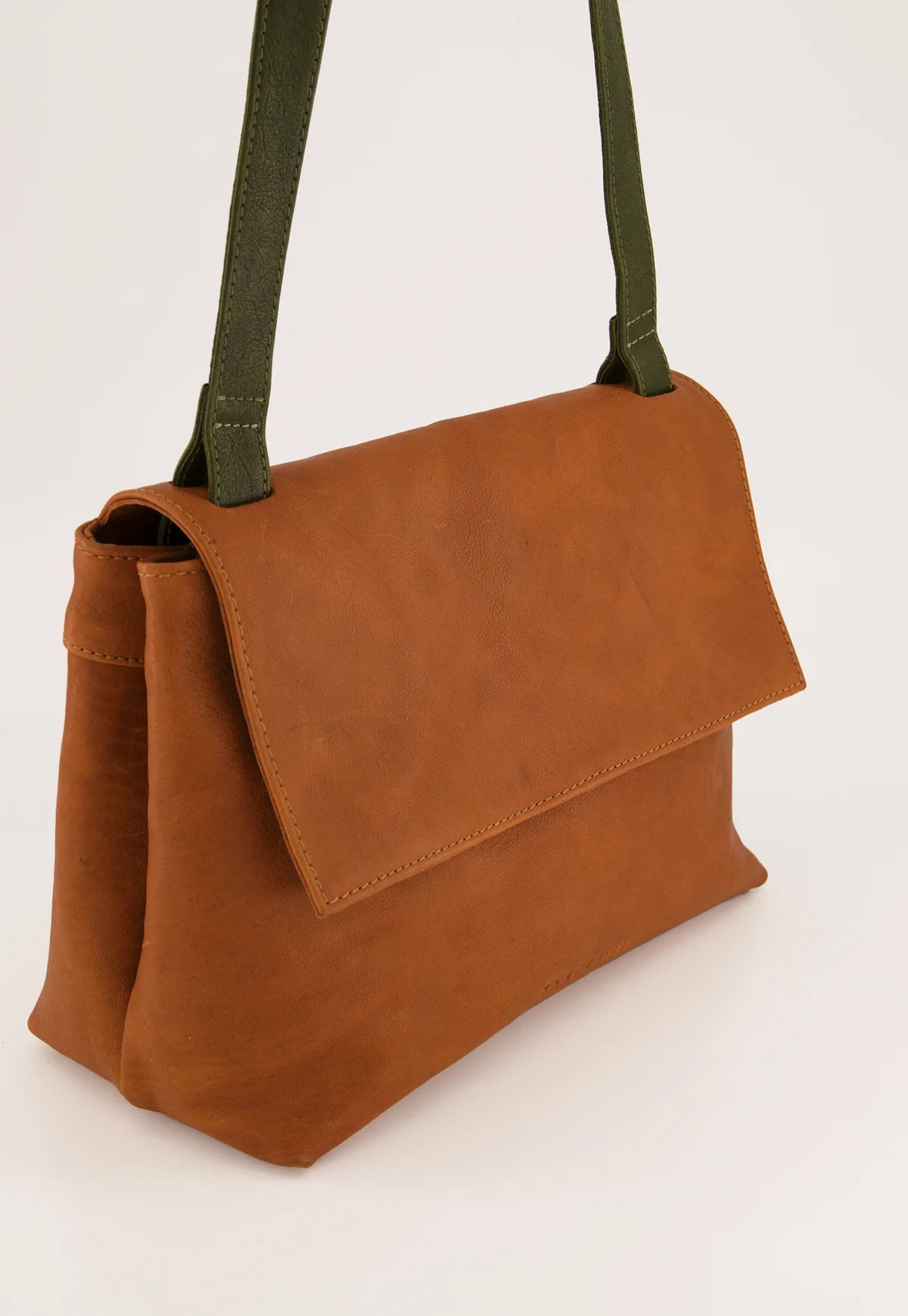 Nancybird Line Shoulder Bag in Terracotta - the tartan fox
