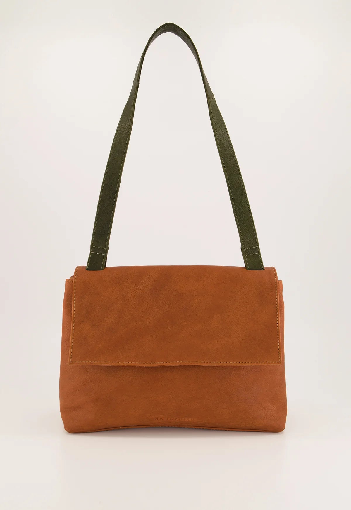 Nancybird Line Shoulder Bag in Terracotta - the tartan fox