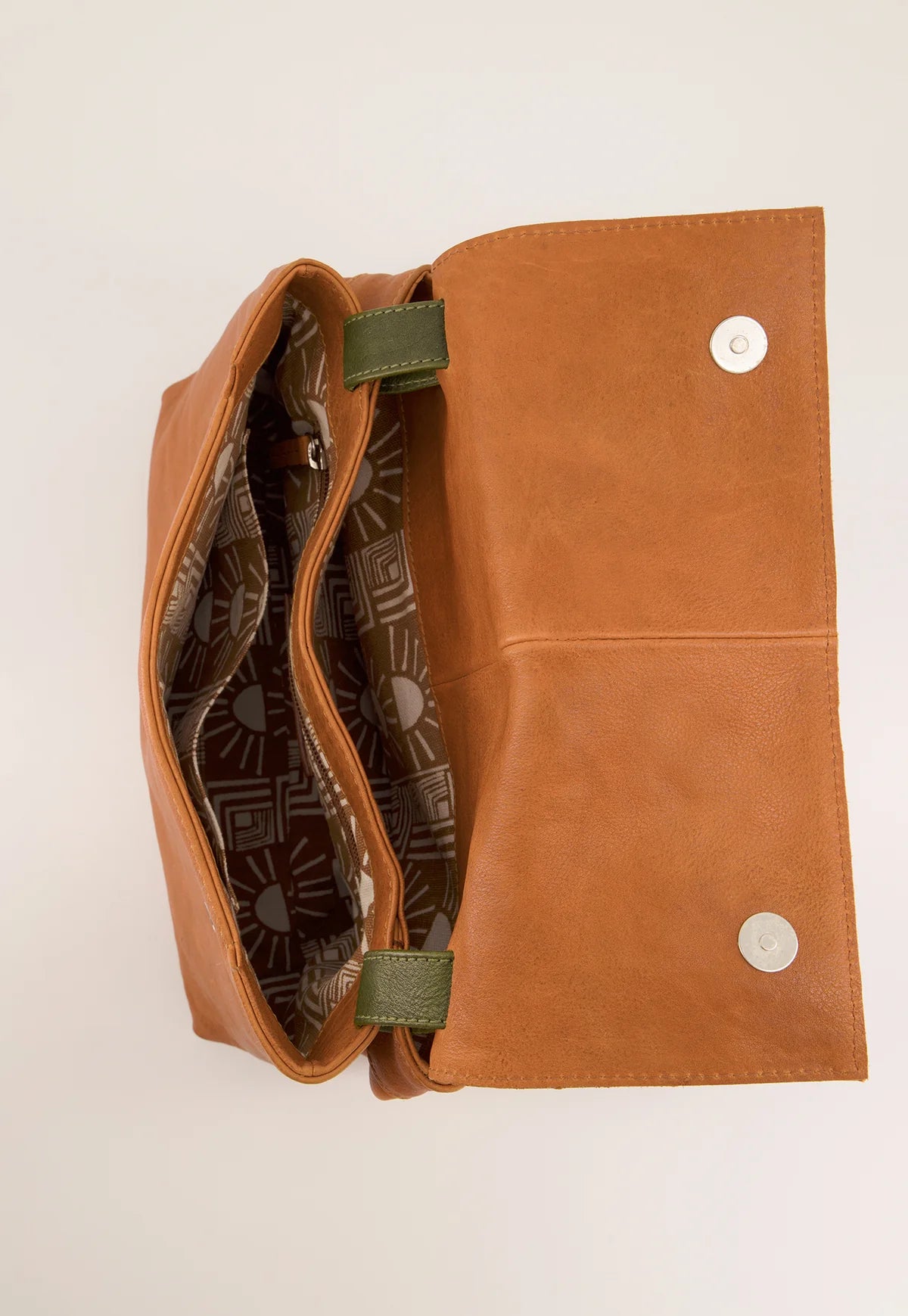 Nancybird Line Shoulder Bag in Terracotta - the tartan fox