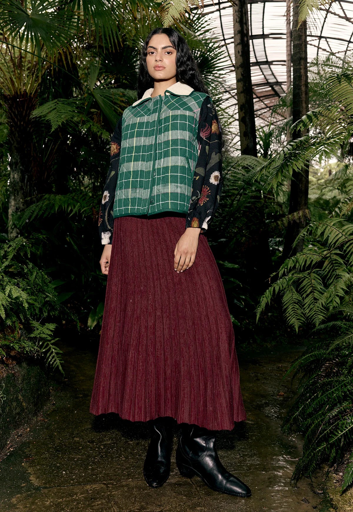 Nancybird Mulla Vest - the tartan fox
