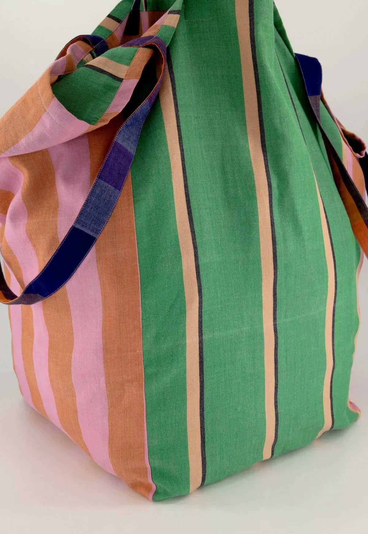 Nancybird Remnant Woven Tote - the tartan fox