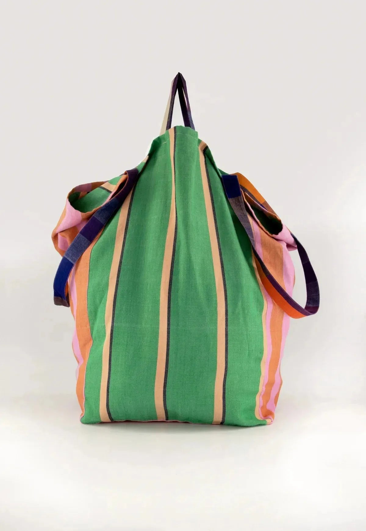 Nancybird Remnant Woven Tote - the tartan fox