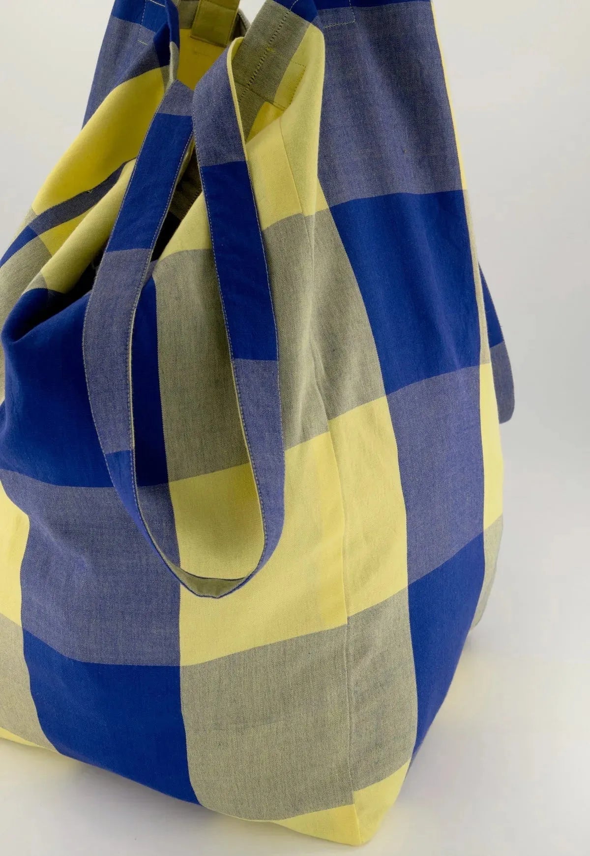 Nancybird Remnant Woven Tote - the tartan fox