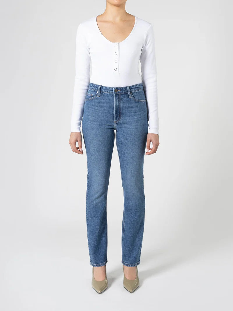 Nobody Denim Emily Jean in Easy Blue - the tartan fox