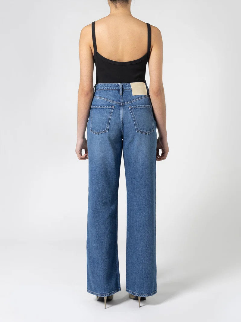 Nobody Denim Grace Jean in Americana - the tartan fox