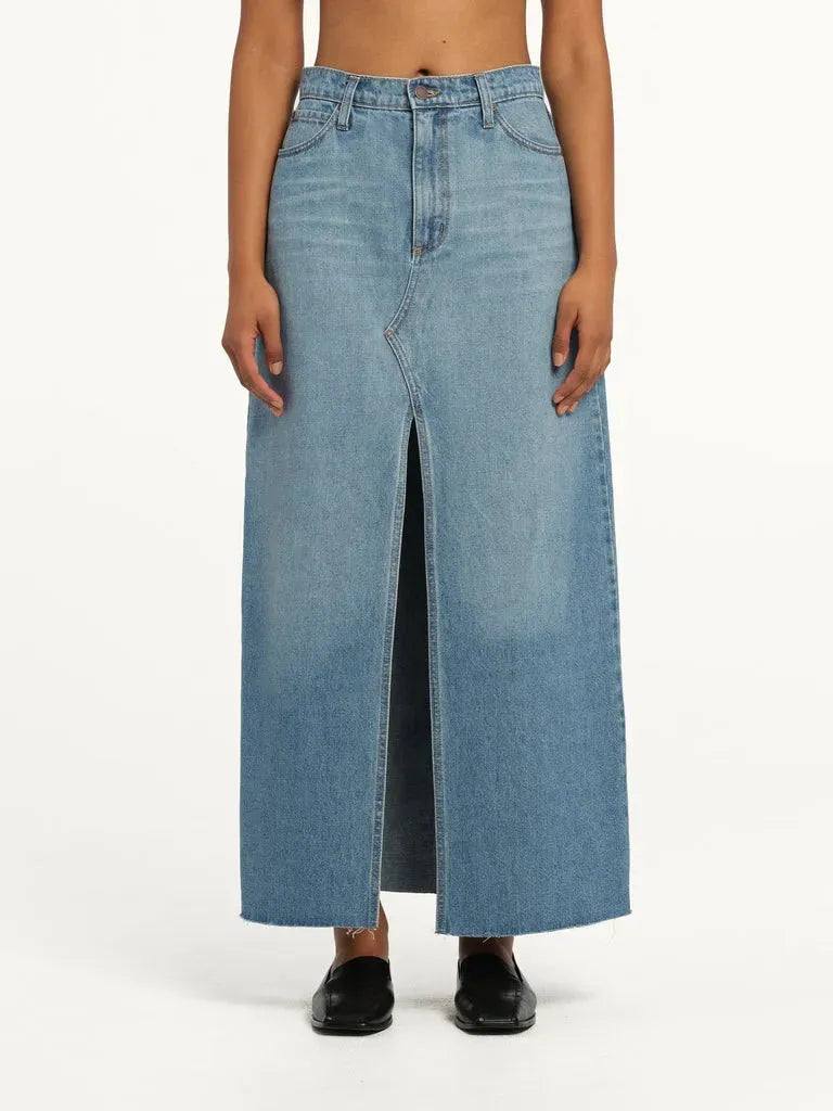 Nobody Denim Roxanne Skirt in Liberty - the tartan fox