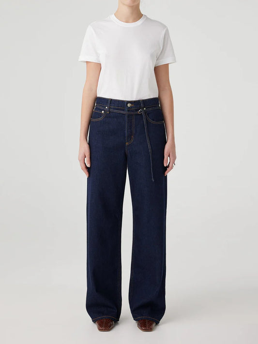 Nobody Denim Sasha Jean in Pure Blue - the tartan fox