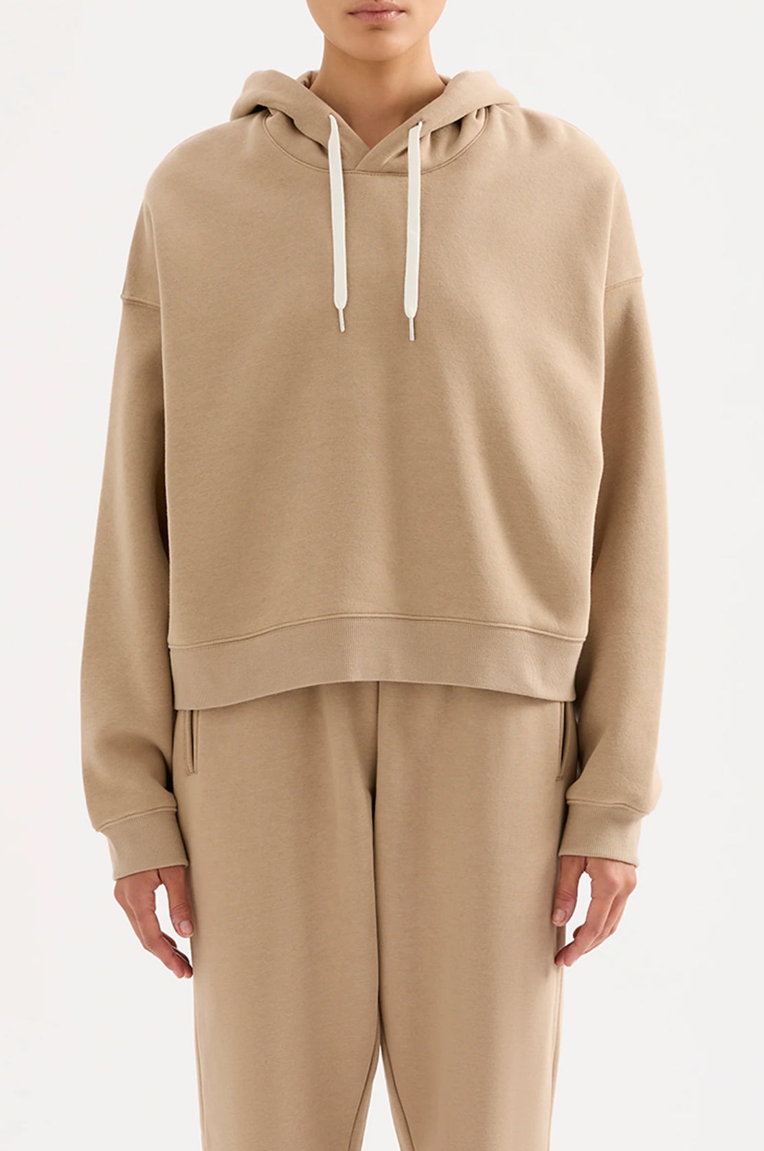Nude Lucy Carter Classic Hoodie in Mocha - the tartan fox