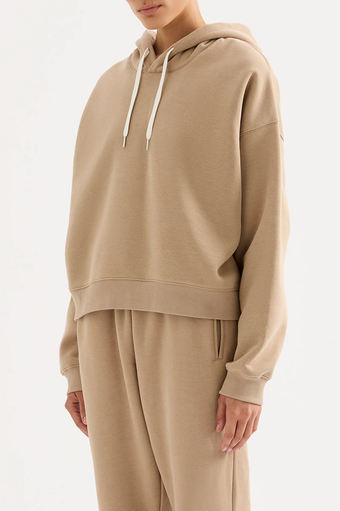 Nude Lucy Carter Classic Hoodie in Mocha - the tartan fox