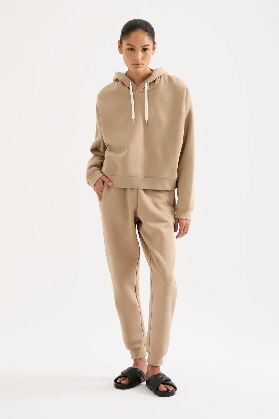 Nude Lucy Carter Classic Trackpant in Mocha - the tartan fox