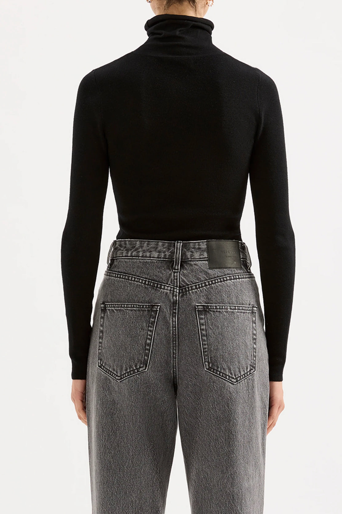 Nude Lucy Florence Merino Skivvy in Black - the tartan fox