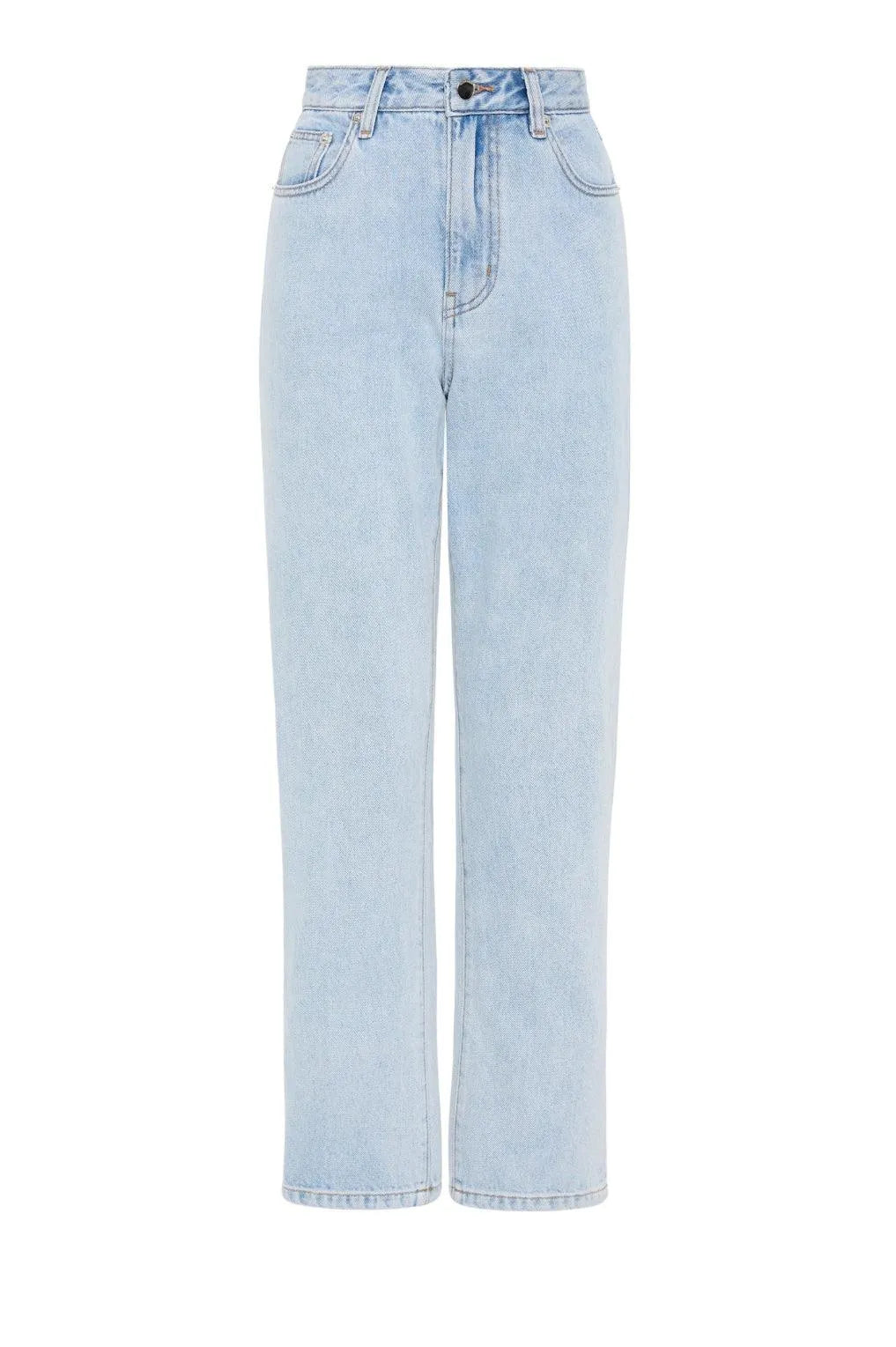 Nude Lucy Organic Straight Leg Jean in Clear Blue - the tartan fox