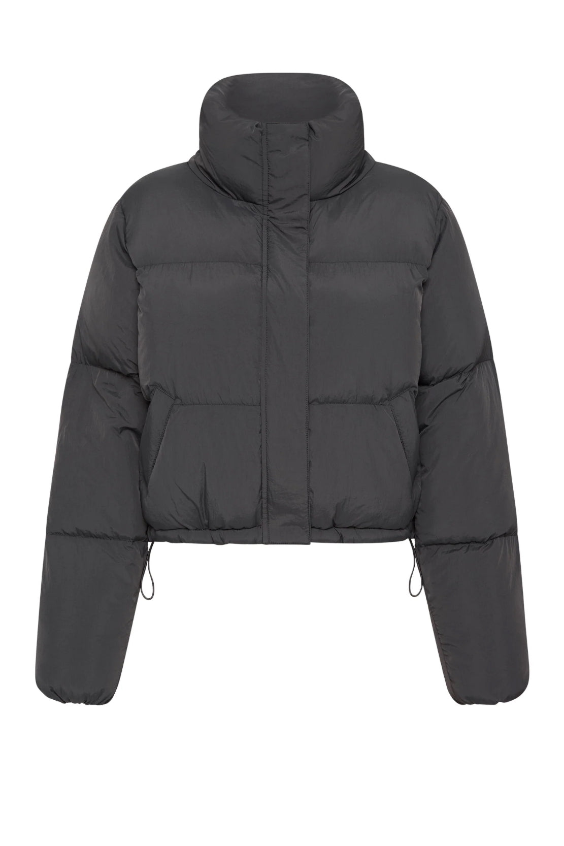 Nude Lucy Topher Puffer Jacket in Coal - the tartan fox