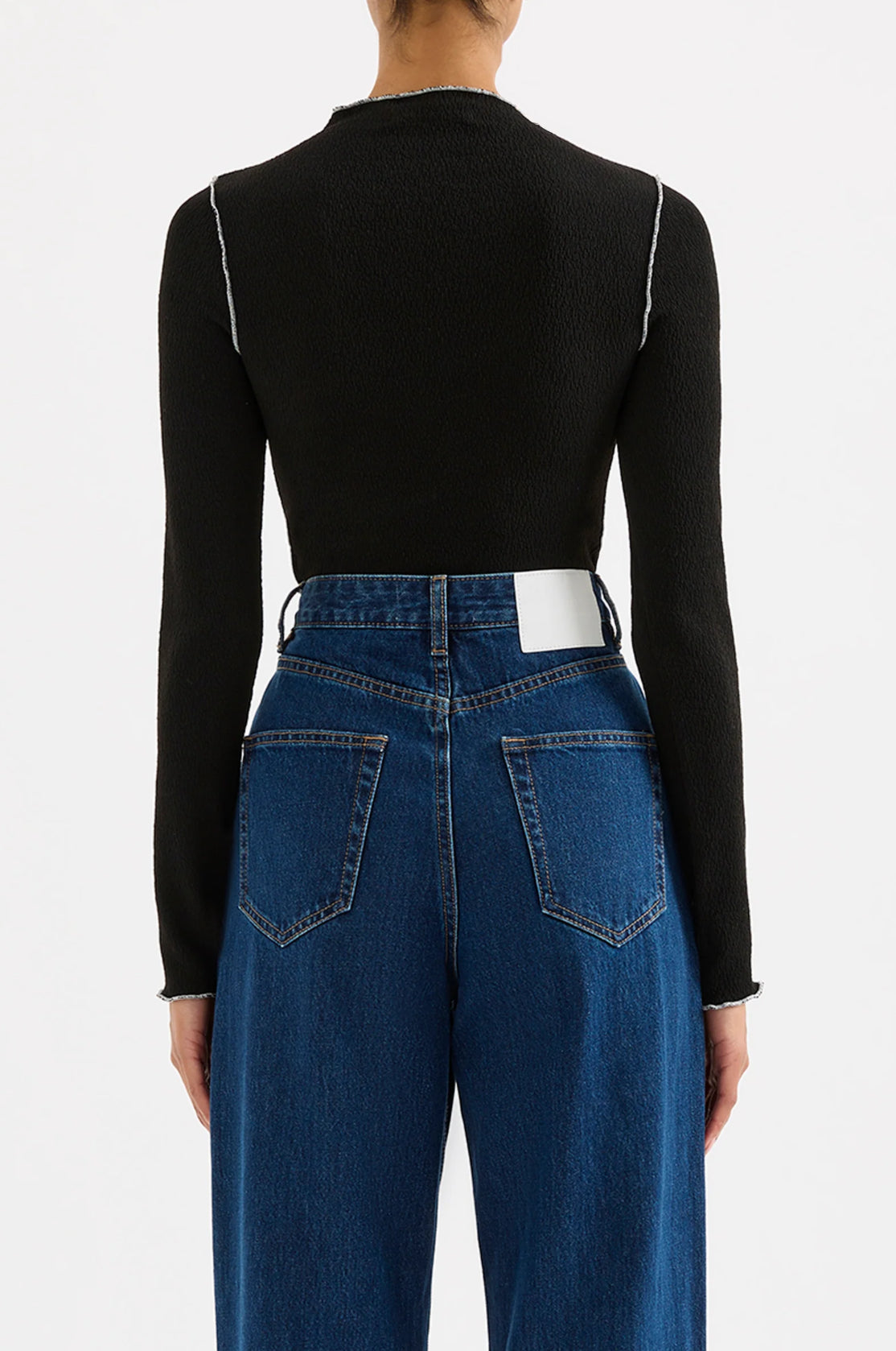 Nude Lucy Xander LS Top in Black - the tartan fox