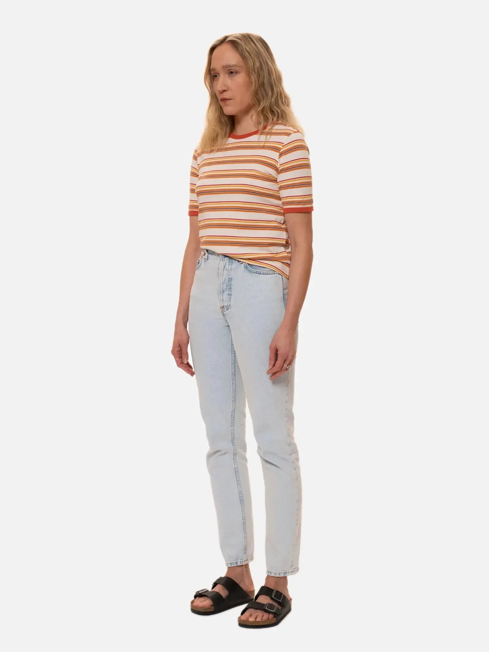 Nudie Jeans Breezy Britt Touch of Blue – the tartan fox