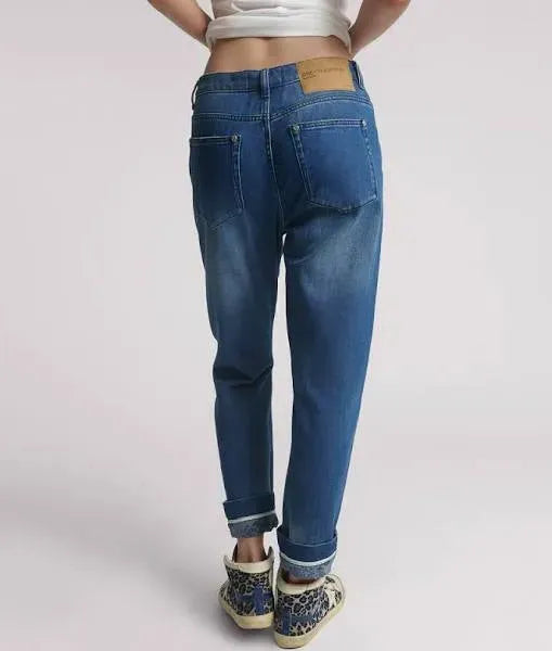 One Teaspoon Bandits Low Waist Relaxed Jeans in Rosewood - the tartan fox