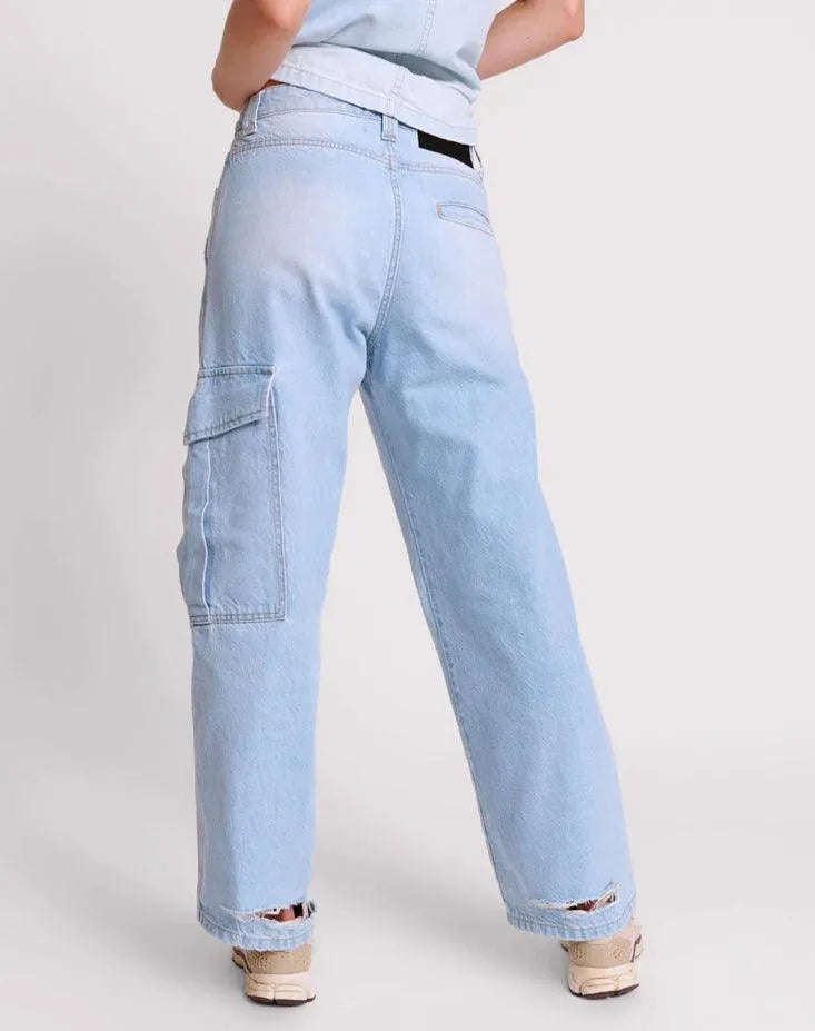 One Teaspoon New Fictions Low Waist Utility Jeans - the tartan fox