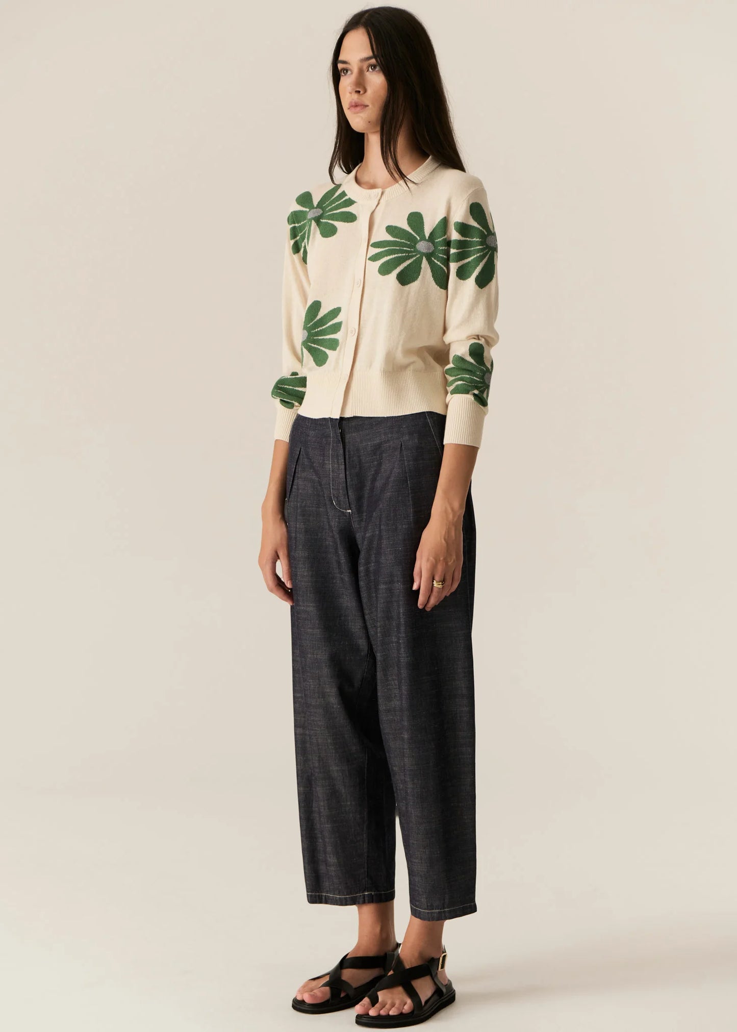 POL Lask Daisy Cardigan - the tartan fox